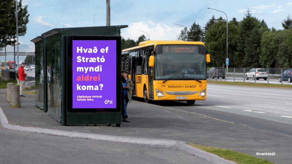 Hvað ef strætó myndi aldrei koma? Lögfestum réttindi fatlaðs fólks
