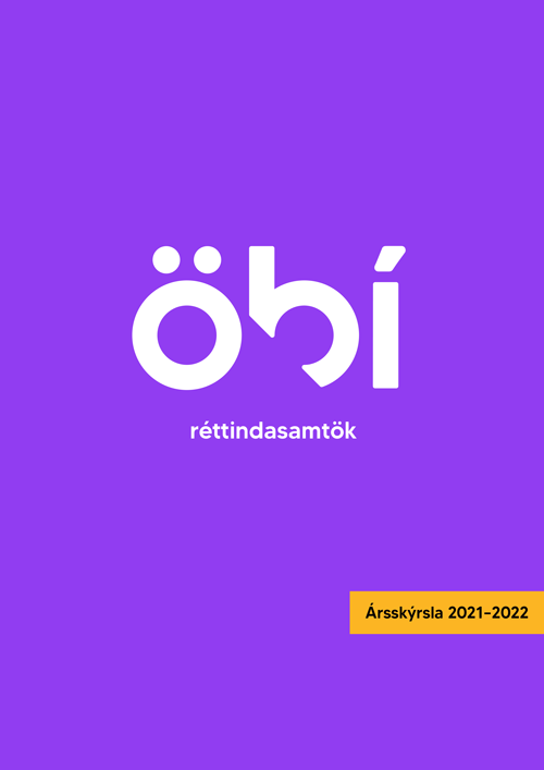 Tengill á PDF útgáfu ársskýrslu ÖBÍ 2021-2022