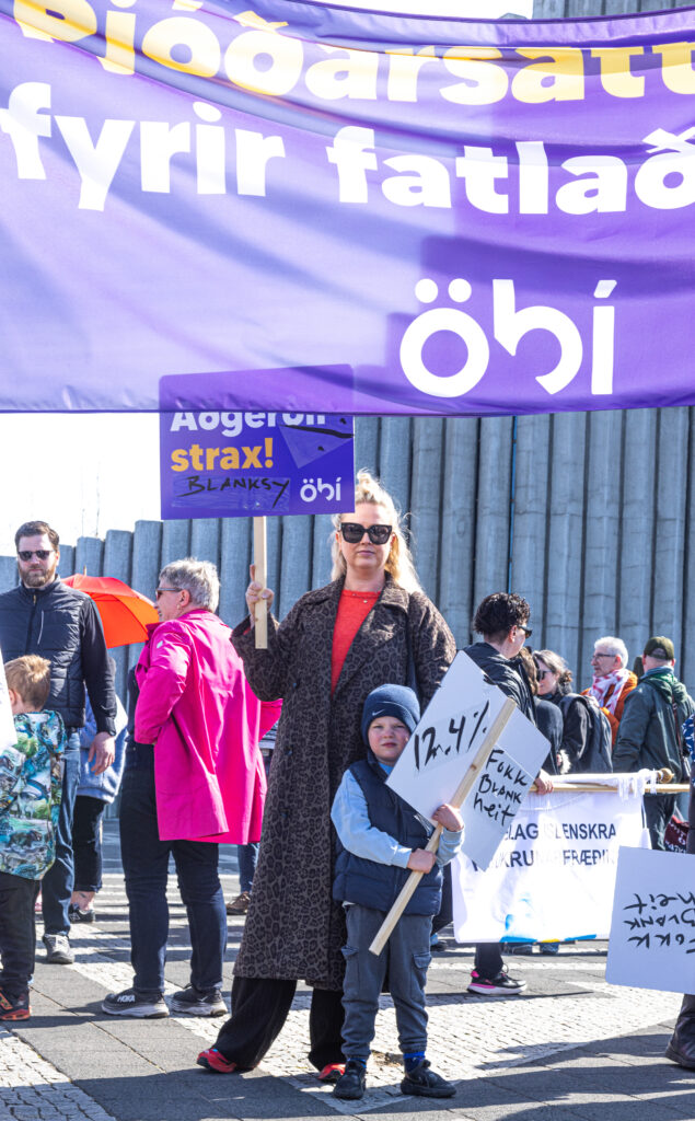 Kröfuganga ÖBÍ 1. maí