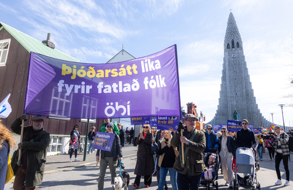 Kröfuganga ÖBÍ 1. maí