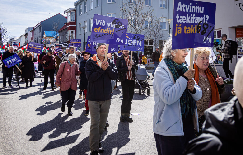 Kröfuganga ÖBÍ 1. maí Tengill á umsögn ÖBÍ