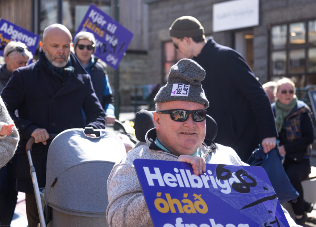 Kröfuganga ÖBÍ 1. maí