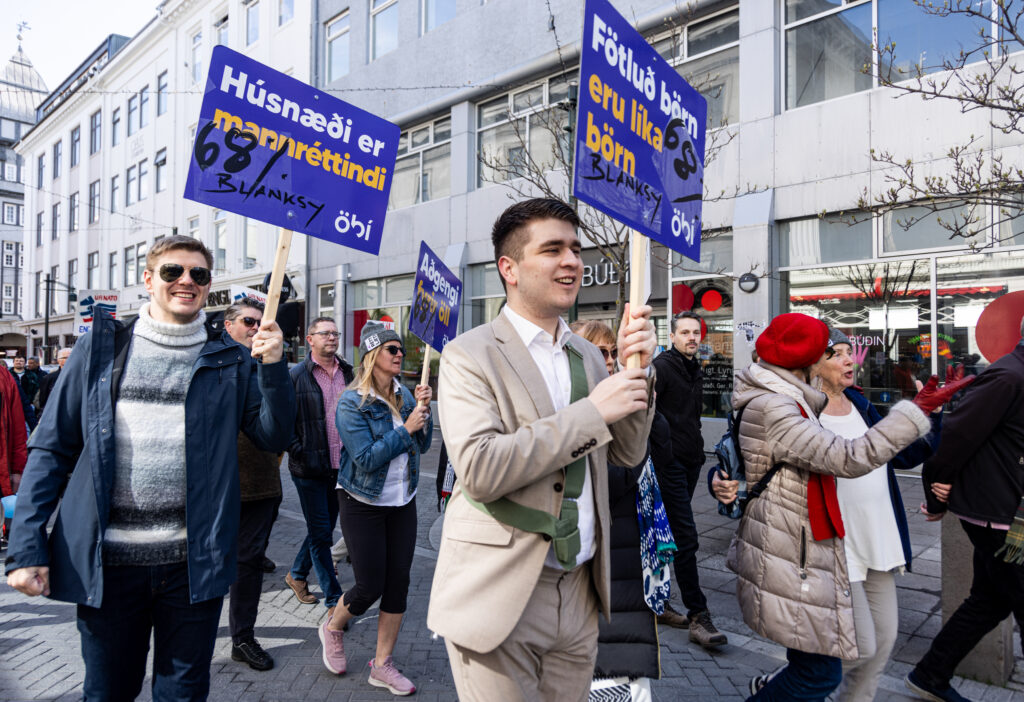 Kröfuganga ÖBÍ 1. maí