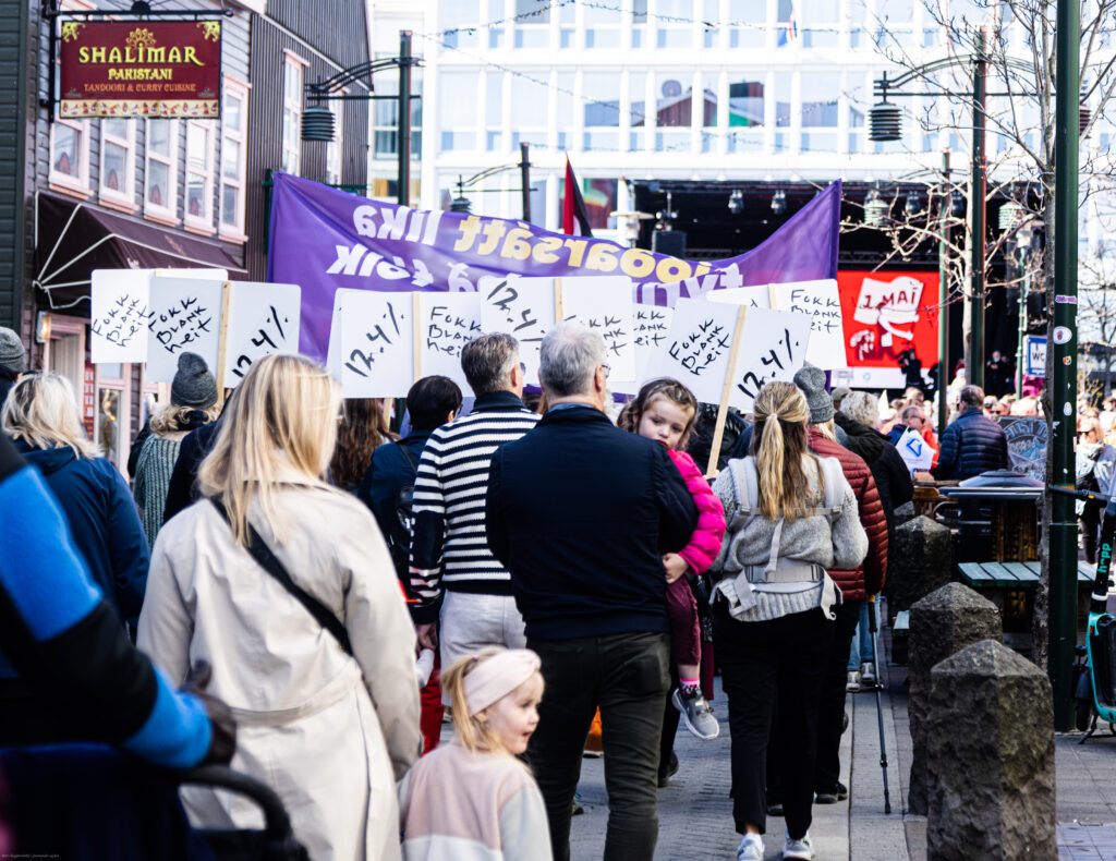 Kröfuganga ÖBÍ 1. maí