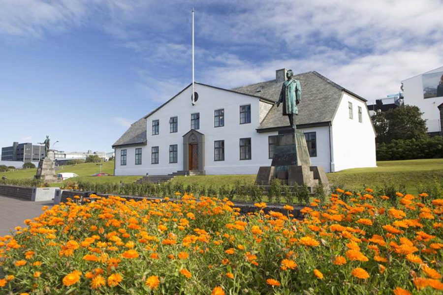 Stjórnarráðshúsið við Lækjargötu.