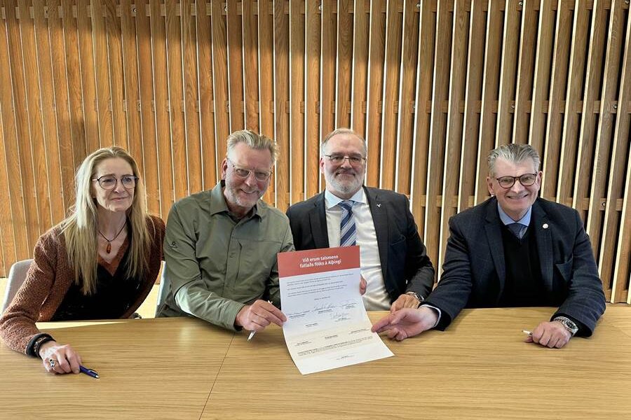 Nýir talsmenn fatlaðs fólks á Alþingi. Frá vinstri: Kolbrún Áslaugar Baldursdóttir, Sigmundur Ernir Rúnarsson, Ólafur Adolfsson, Grímur Grímsson.