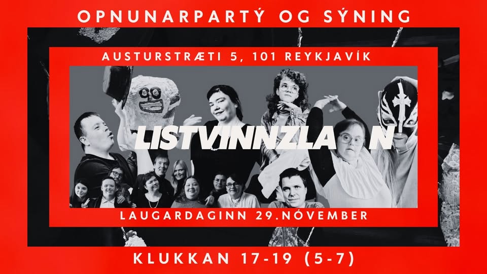 Listvinnslan mynd af listafólki