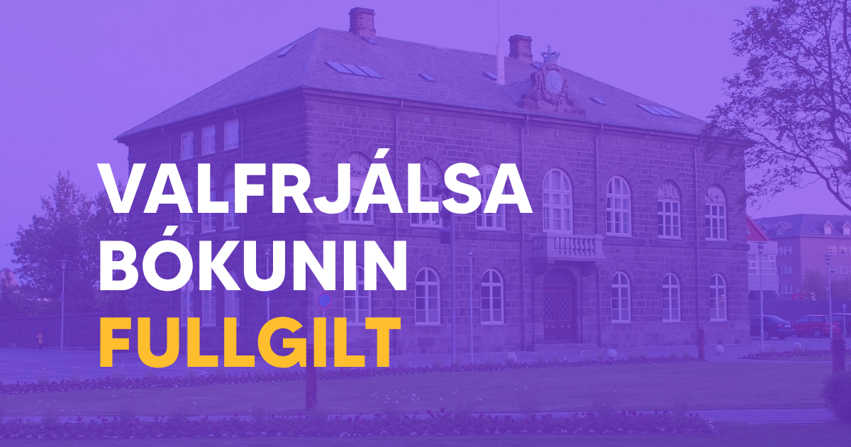 Til hamingju Ísland – Valfrjálsa bókunin fullgilt