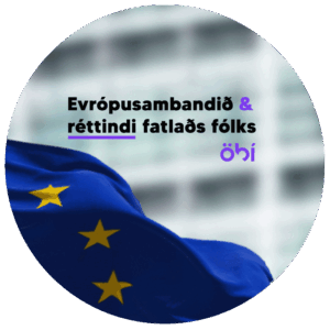 Spurt og svarað um Evrópusambandið og réttindi fatlaðs fólks, tengill.