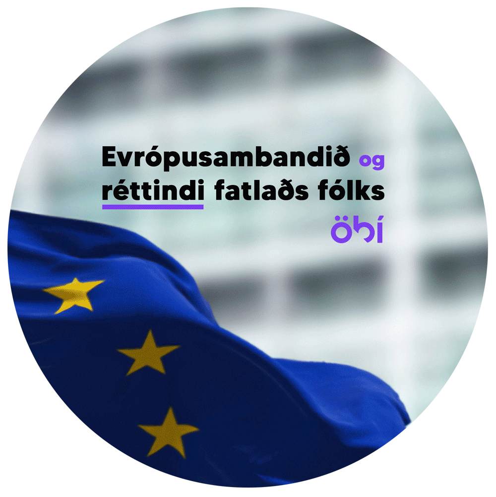 Spurt og svarað um Evrópusambandið og réttindi fatlaðs fólks, tengill.